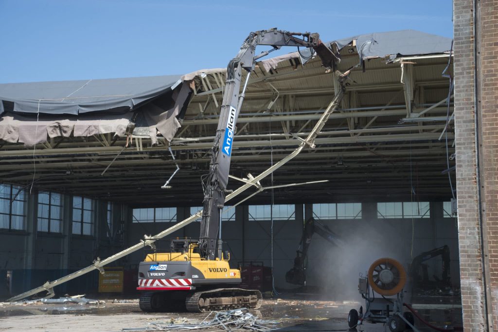 Demolition of Hangar at RAF Marham