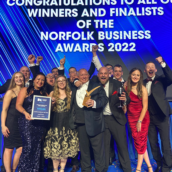 Anglian Demolition & Asbestos at the Norfolk Business Awards 2022