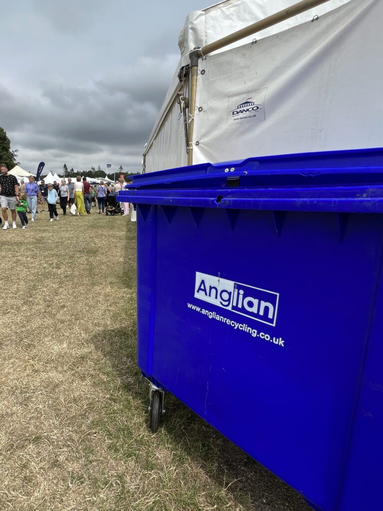 Anglian Demo were the eco waste supplier for the Royal Norfolk Show