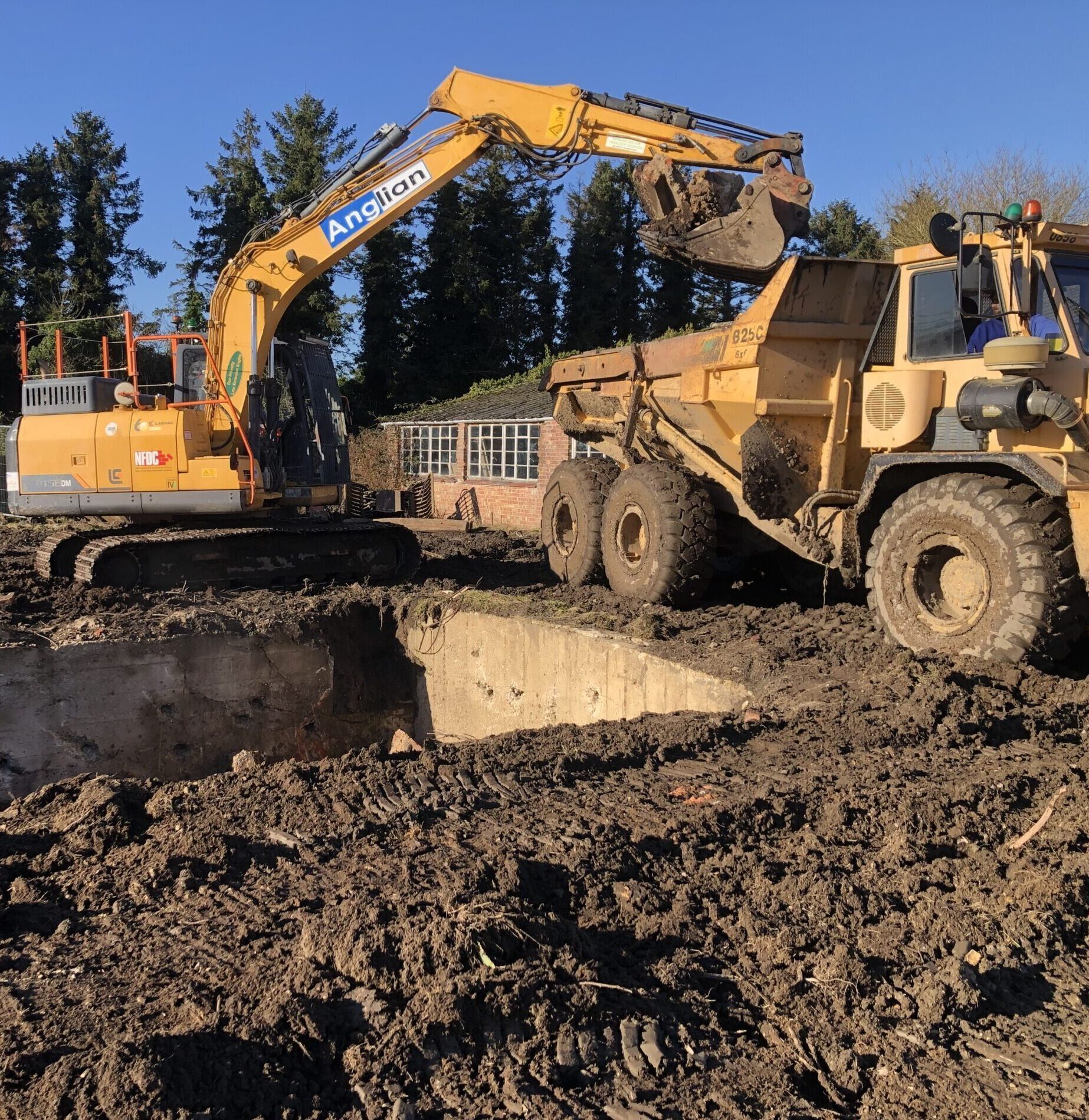 Anglian has been undertaking demolition, asbestos removal and earthworks at the new Orbit Homes site in Norfolk